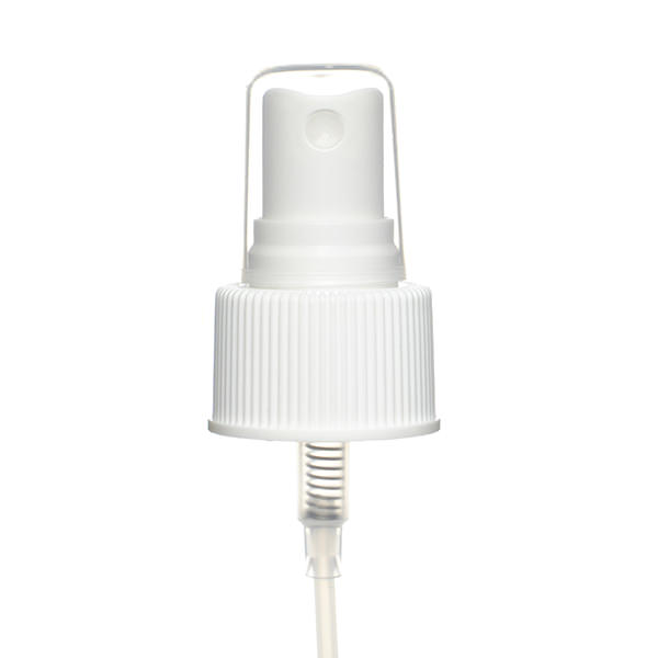 24-410 WHITE RIB SIDE MARK VI FINE MIST SPRAYER WITH CLEAR ROUND HOOD - 0.14ML OR 0.16ML OUTPUT