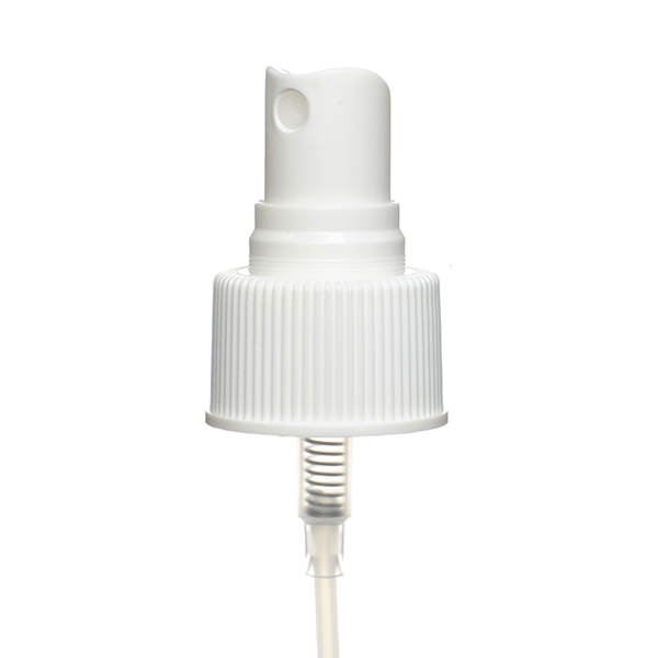 24-410 WHITE RIB SIDE MARK VI FINE MIST SPRAYER WITH CLEAR ROUND HOOD - 0.14ML OR 0.16ML OUTPUT-detail image