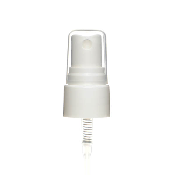 20-410 WHITE SMOOTH SIDE MARK VI FINE MIST SPRAYER WITH CLEAR ROUND HOOD - 0.14ML OR 0.16ML OUTPUT