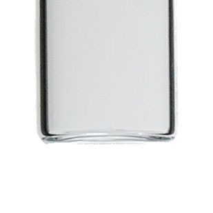 1DRAM FLINT GLASS TYPE 1 CLEAR BOROSILICATE 15 X 45 VIAL ROUND  WITH 13-425 NECK FINISH-detail image