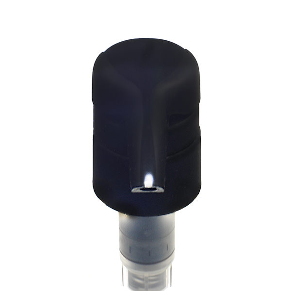 28-410 BLACK SMOOTH SIDE SHOWERGUARD HIGH OUTPUT LOTION PUMP (4ML OUTPUT)-detail image