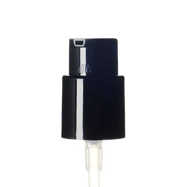20-410 BLACK STRAIGHT SMOOTH SIDE COSMETIC LOW OUTPUT DISPENSER