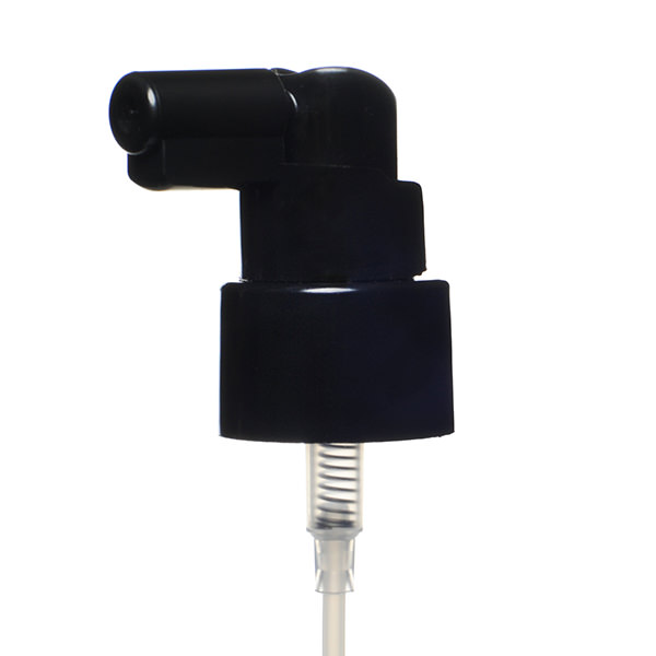 24-410 BLACK SMOOTH SIDE MARK VI FINE MIST SPRAYER WITH SPRAY EXTENDER - 0.14ML OR 0.16ML OUTPUT