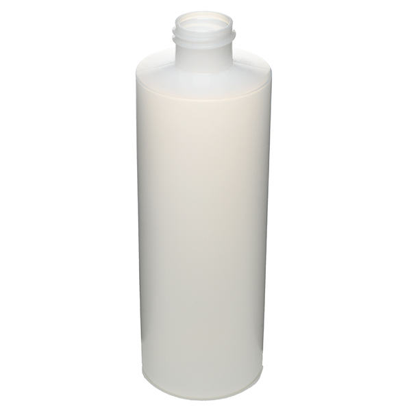 8OZ NATURAL HDPE CYLINDER ROUND  WITH 24-410 NECK FINISH-detail image