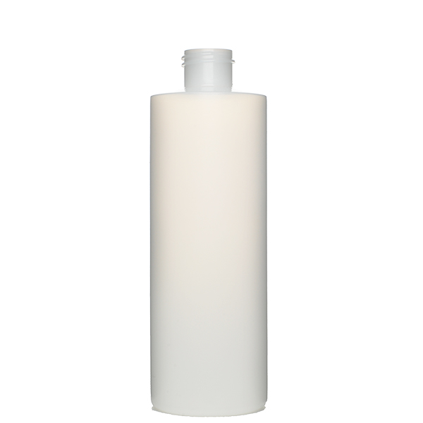 8OZ NATURAL HDPE CYLINDER ROUND  WITH 24-410 NECK FINISH