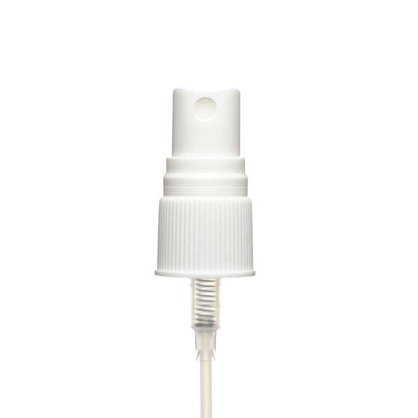 18-415 WHITE RIB SIDE MARK VI FINE MIST SPRAYER WITH CLEAR ROUND HOOD - 0.14ML OR 0.16ML OUTPUT-detail image