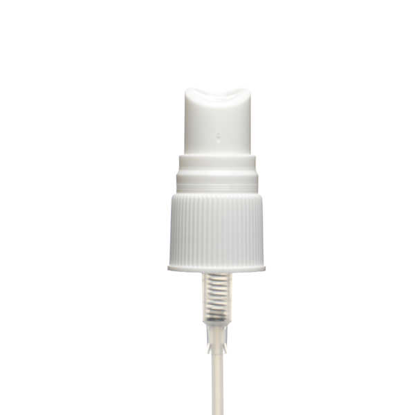 18-415 WHITE RIB SIDE MARK VI FINE MIST SPRAYER WITH CLEAR ROUND HOOD - 0.14ML OR 0.16ML OUTPUT-detail image