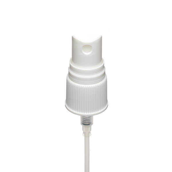 18-415 WHITE RIB SIDE MARK VI FINE MIST SPRAYER WITH CLEAR ROUND HOOD - 0.14ML OR 0.16ML OUTPUT-detail image