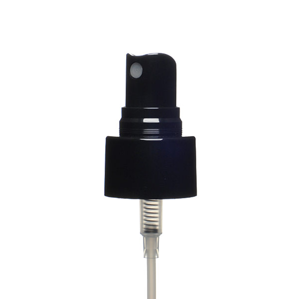 24-410 BLACK SMOOTH SIDE MARK VI FINE MIST SPRAYER WITH CLEAR ROUND HOOD - 0.16ML OUTPUT-detail image