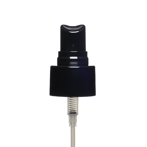24-410 BLACK SMOOTH SIDE MARK VI FINE MIST SPRAYER WITH CLEAR ROUND HOOD - 0.16ML OUTPUT-detail image
