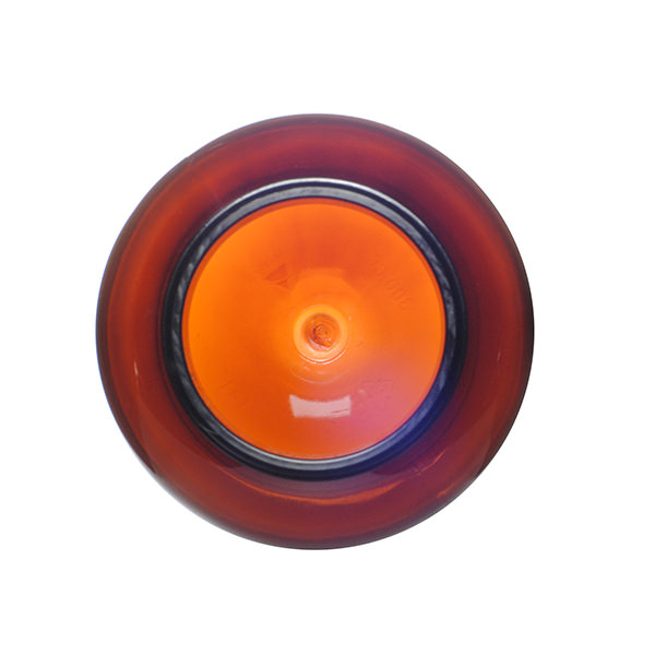 300CC AMBER PET WIDE MOUTH ROUND - 45-400 NECK-detail image