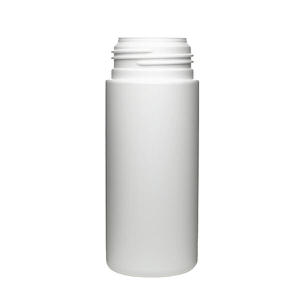 125ML WHITE CLASSIC FOAMER ROUND HDPE PLASTIC BOTTLE - 43MM-detail image