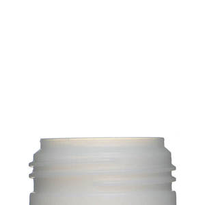 200ML NATURAL CLASSIC FOAMER ROUND HDPE PLASTIC BOTTLE - 43MM-detail image