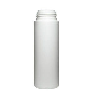 200ML WHITE CLASSIC FOAMER ROUND HDPE PLASTIC BOTTLE - 43MM-detail image