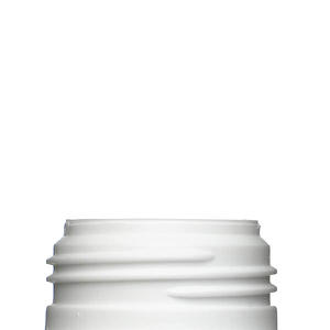 200ML WHITE CLASSIC FOAMER ROUND HDPE PLASTIC BOTTLE - 43MM-detail image