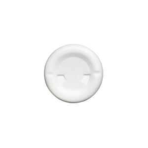 200ML WHITE CLASSIC FOAMER ROUND HDPE PLASTIC BOTTLE - 43MM-detail image