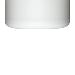 200ML WHITE CLASSIC FOAMER ROUND HDPE PLASTIC BOTTLE - 43MM-detail image