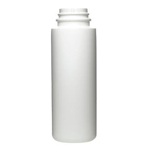 4OZ WHITE CYLINDER POWDER ROUND HDPE PLASTIC BOTTLE - 33MM-detail image