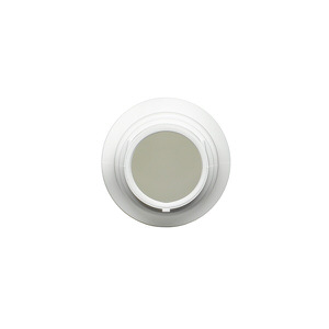 4OZ WHITE CYLINDER POWDER ROUND HDPE PLASTIC BOTTLE - 33MM-detail image