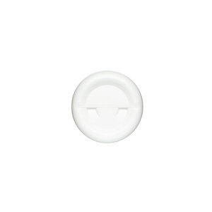 4OZ WHITE CYLINDER POWDER ROUND HDPE PLASTIC BOTTLE - 33MM-detail image