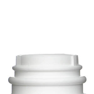 4OZ WHITE CYLINDER POWDER ROUND HDPE PLASTIC BOTTLE - 33MM-detail image