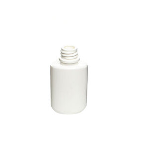 1/4OZ WHITE DRUG OVAL LDPE PLASTIC BOTTLE - 13-425