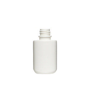 1/4OZ WHITE DRUG OVAL LDPE PLASTIC BOTTLE - 13-425-detail image