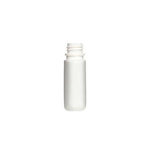 1/4OZ WHITE DRUG OVAL LDPE PLASTIC BOTTLE - 13-425-detail image