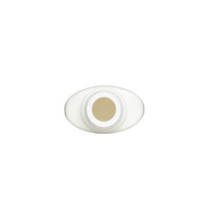 1/4OZ WHITE DRUG OVAL LDPE PLASTIC BOTTLE - 13-425-detail image