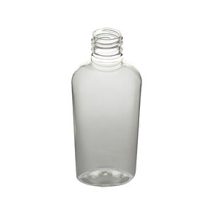 4OZ CLEAR CLASSIC OVAL PET PLASTIC BOTTLE - 24-415