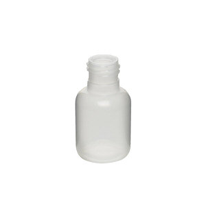 10ML NATURAL BOSTON ROUND HDPE PLASTIC BOTTLE - 15-415