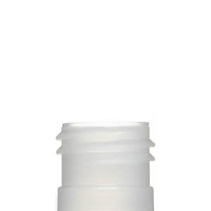10ML NATURAL BOSTON ROUND HDPE PLASTIC BOTTLE - 15-415-detail image
