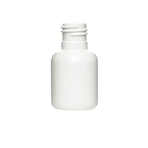 10ML WHITE BOSTON ROUND HDPE PLASTIC BOTTLE - 15-415 NECK-detail image
