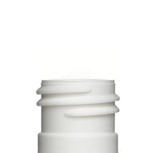 10ML WHITE BOSTON ROUND HDPE PLASTIC BOTTLE - 15-415 NECK-detail image