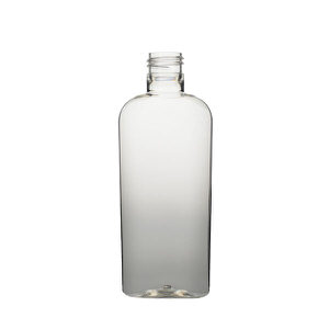 6OZ CLEAR PET CLASSIC OVAL PLASTIC BOTTLE - 24-415 NECK-detail image
