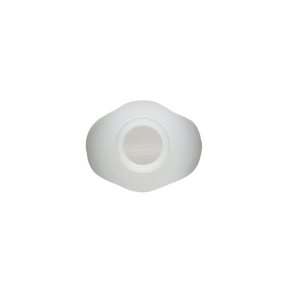 2OZ NATURAL PRINCESS OVAL HDPE PLASTIC BOTTLE - 22-400-detail image