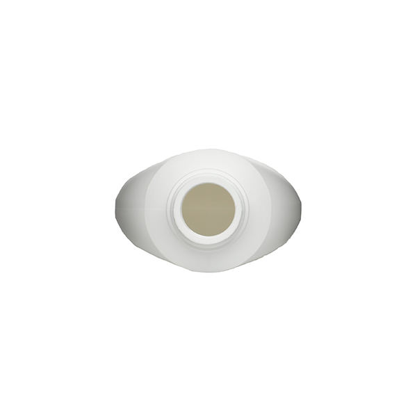 4OZ WHITE PRINCESS OVAL HDPE PLASTIC BOTTLE - 22-400-detail image