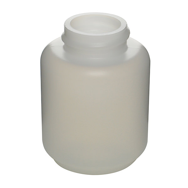 2OZ NATURAL PEDESTAL ROUND HDPE PLASTIC BOTTLE - 28-400