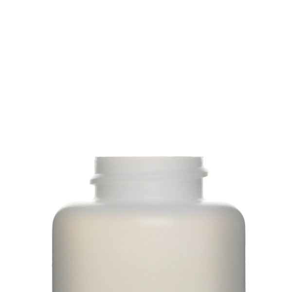 2OZ NATURAL PEDESTAL ROUND HDPE PLASTIC BOTTLE - 28-400-detail image