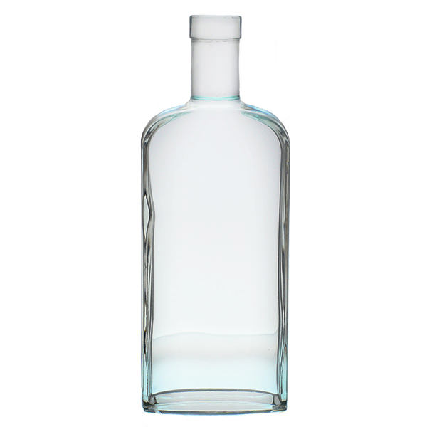 750ML FLINT GLASS DODGE CITY BAR TOP RECTANGULAR - 21.5MM NECK-detail image