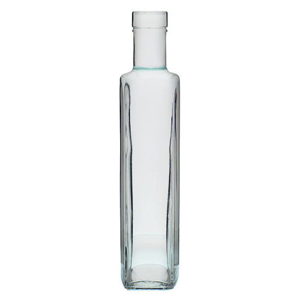 750ML FLINT GLASS DODGE CITY BAR TOP RECTANGULAR - 21.5MM NECK-detail image