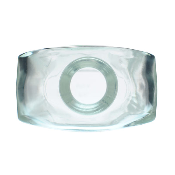 750ML FLINT GLASS DODGE CITY BAR TOP RECTANGULAR - 21.5MM NECK-detail image