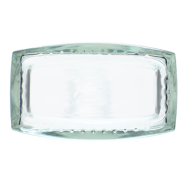 750ML FLINT GLASS DODGE CITY BAR TOP RECTANGULAR - 21.5MM NECK-detail image