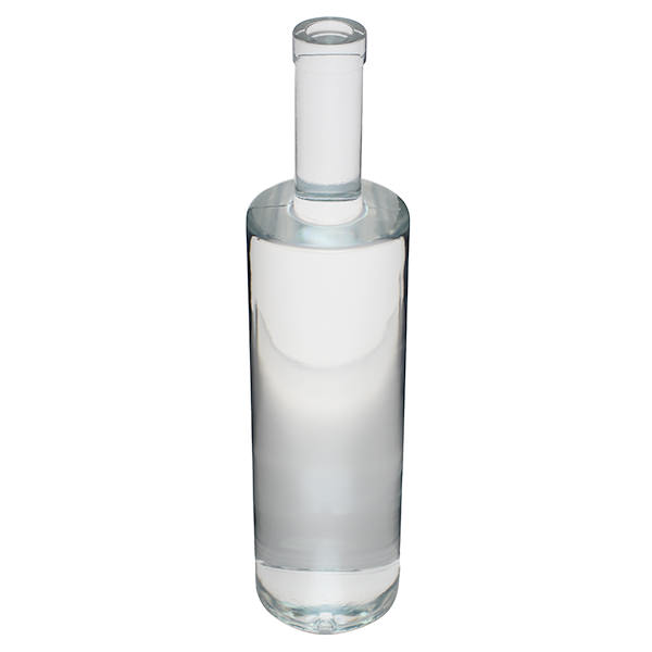 1LITER FLINT CHICAGO BAR TOP ROUND - 21.5MM NECK INFO