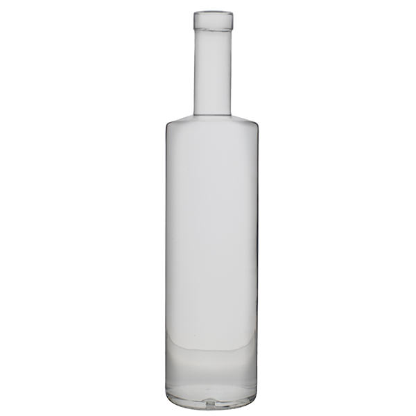 1LITER FLINT CHICAGO BAR TOP ROUND - 21.5MM NECK INFO