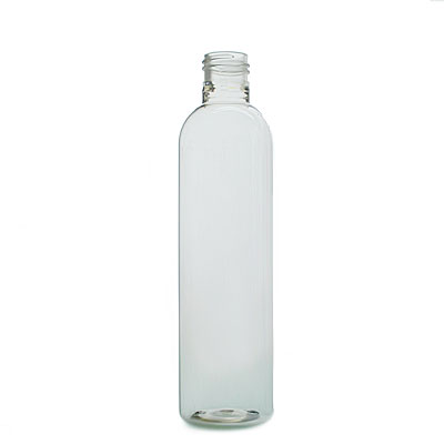 8OZ CLEAR COSMO / JEFFERSON PET BOTTLE - 24-415 NECK FINISH