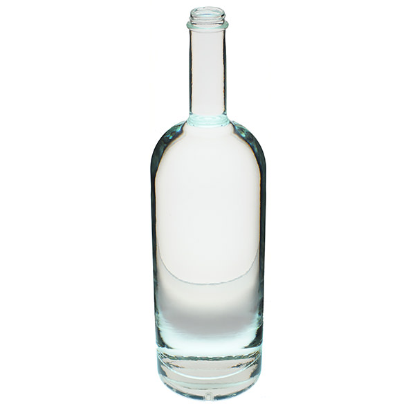 1.75LITER FLINT ARIZONA SPIRITS SCREW NECK ROUND GLASS WITH 33-400 NECK FINISH