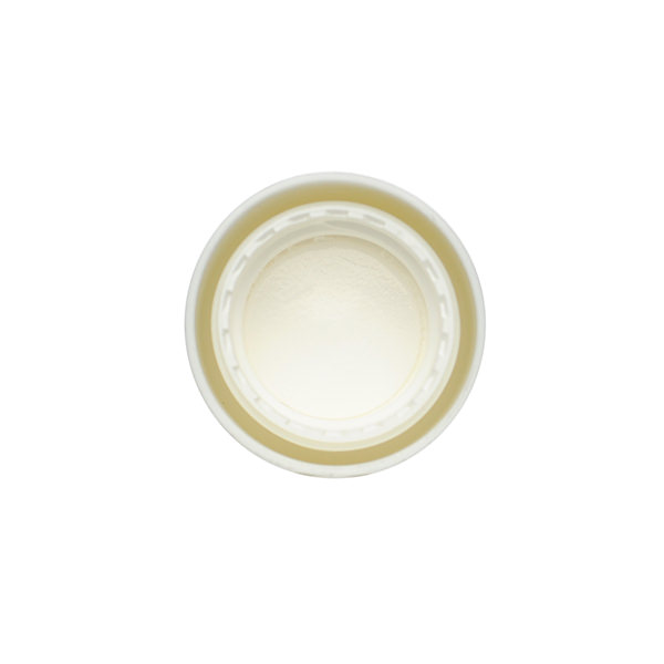 24-410 WHITE SMOOTH SIDE / SMOOTH TOP 2OZ CYLINDER DOME SHARP CAP WITH F217 LINER-detail image