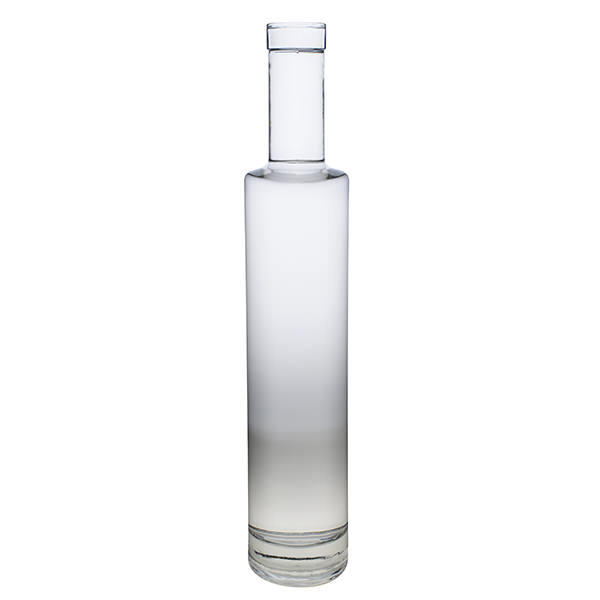 750 ml Clear Glass St. Louis Oval Liquor Bottle 21.5 mm Bar Top Neck Finish