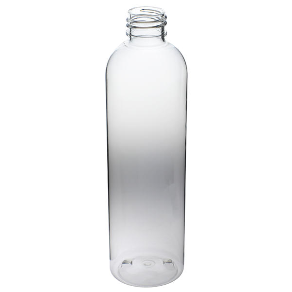 8OZ CLEAR PET JEFFERSON BULLET ROUND  WITH 24-410 NECK FINISH